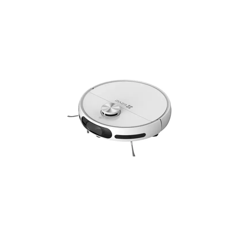 Robot sprzątający EZVIZ RS20 Pro — Li-Ion 5200 mAh, 220 min pracy, 7200 Pa siły ssania, baza samoopróżniająca, nawigacja LiDAR, worek na kurz 0,35 L, mycie mopem, biały