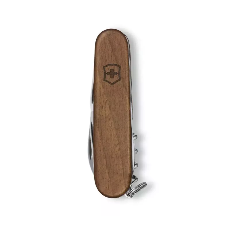 Scyzoryk wielofunkcyjny Victorinox Spartan Wood stal nierdzewna nóż składany z zamkiem suwakowym ostrze sztyletowe
