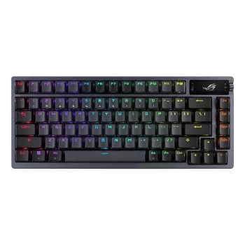 Bezprzewodowa klawiatura mechaniczna ASUS ROG Azoth Czarny — model 90MP0316-BKUA01, podświetlenie RGB