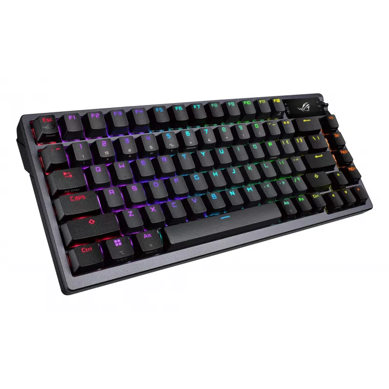 Bezprzewodowa klawiatura mechaniczna ASUS ROG Azoth Czarny — model 90MP0316-BKUA01, podświetlenie RGB