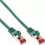 InLine Patch kabel S/FTP PiMF Cat.6 250MHz miedź halogen free zielony 1m