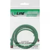 InLine Patch kabel S/FTP PiMF Cat.6 250MHz miedź halogen free zielony 1m