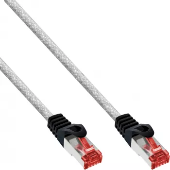 Patch kabel InLine S/FTP PiMF Cat6 250MHz RJ-45–RJ-45 PVC transparent 0.25 m
