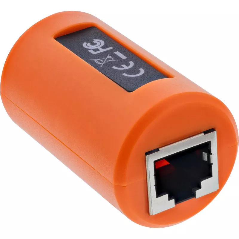InLine ochrona przeciwprzepięciowa RJ45 sprzęgło do sieci i POE