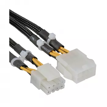 InLine Power Extension Internal 2x4pin męski / 8 Pin żeński Płyta główna 0,30m