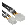 InLine Power Extension Internal 2x4pin męski / 8 Pin żeński Płyta główna 0,30m