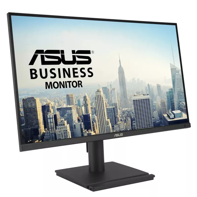 Monitor ASUS BE27AQG 27 cali (68.6 cm) IPS Quad HD 2560x1440, 5 ms, koncentrator USB 3.2, wbudowane głośniki, VESA, regulacja wysokości — Czarny