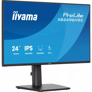 iiyama ProLite XB2496HSC-B1 monitor komputerowy 60,5 cm (23,8 cala) 1920 x 1080 pikseli Full HD LED Czarny