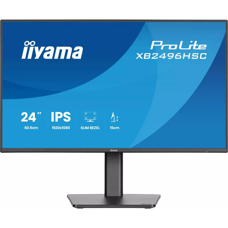 iiyama ProLite XB2496HSC-B1 monitor komputerowy 60,5 cm (23,8 cala) 1920 x 1080 pikseli Full HD LED Czarny