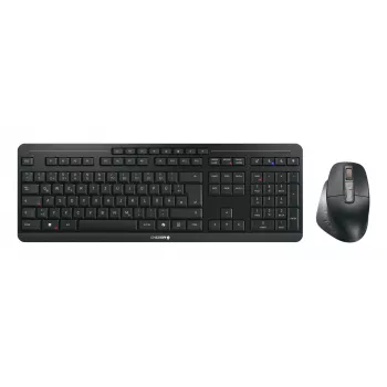 CHERRY Stream desktop ultimate klawiatura Mysz w zestawie Dom/Biuro USB + RF Wireless + Bluetooth QWERTZ niemiecki Czarny