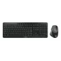 CHERRY Stream desktop ultimate klawiatura Mysz w zestawie Dom/Biuro USB + RF Wireless + Bluetooth QWERTZ niemiecki Czarny