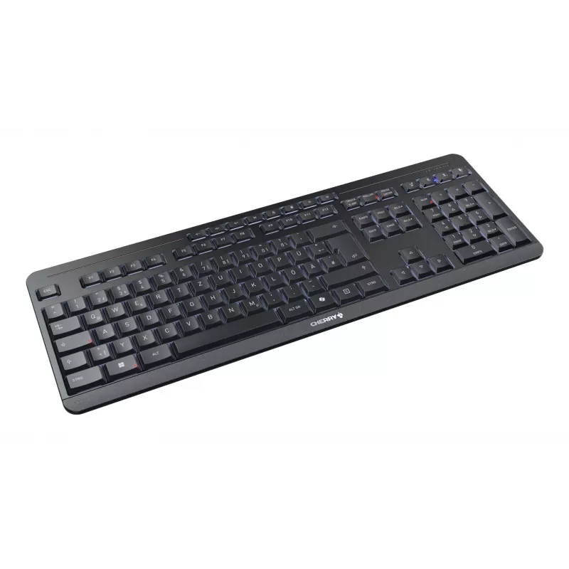 CHERRY Stream desktop ultimate klawiatura Mysz w zestawie Dom/Biuro USB + RF Wireless + Bluetooth QWERTZ niemiecki Czarny