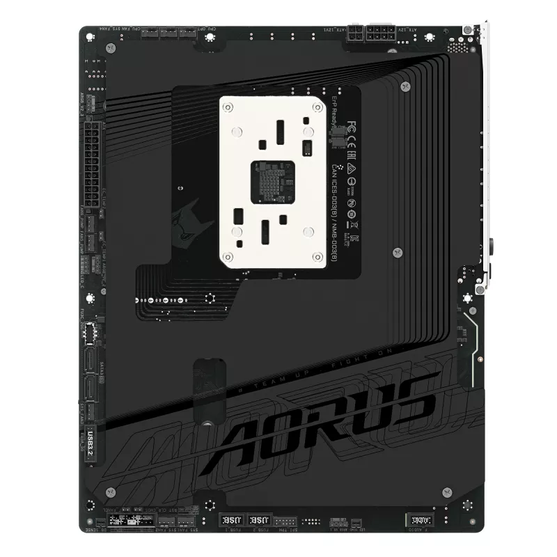 Płyta główna GIGABYTE B850 AORUS STEALTH — ATX, Socket AM5, AMD B850, DDR5 do 8200 MHz (OC), 14+2+2 VRM, 2x PCIe 5.0, 2x PCIe 4.0 M.2, Wi‑Fi 7, 5 GbE