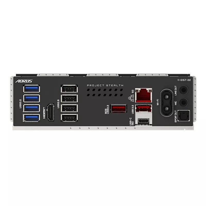 Płyta główna GIGABYTE B850 AORUS STEALTH — ATX, Socket AM5, AMD B850, DDR5 do 8200 MHz (OC), 14+2+2 VRM, 2x PCIe 5.0, 2x PCIe 4.0 M.2, Wi‑Fi 7, 5 GbE