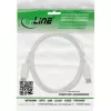 Kabel DisplayPort InLine 17205W, DisplayPort–DisplayPort, 5 m, biały, Ø7 mm