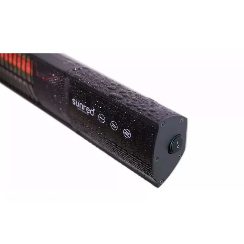Promiennik podczerwieni SUNRED RD-DARK-20, 2000 W, do montażu na ścianie, IP55, czarny