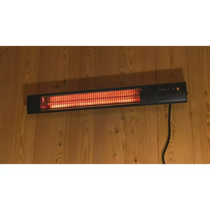 Promiennik podczerwieni SUNRED RD-DARK-20, 2000 W, do montażu na ścianie, IP55, czarny