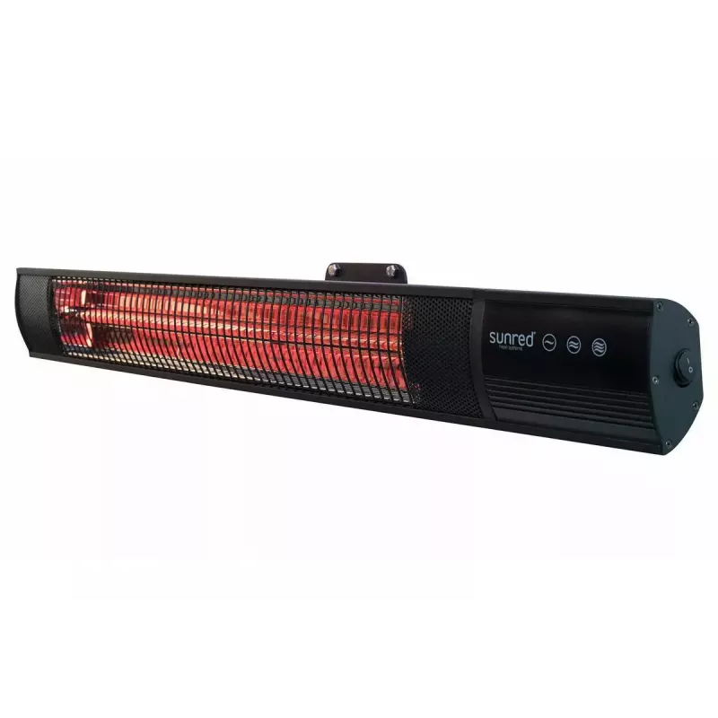Promiennik podczerwieni SUNRED RD-DARK-20, 2000 W, do montażu na ścianie, IP55, czarny