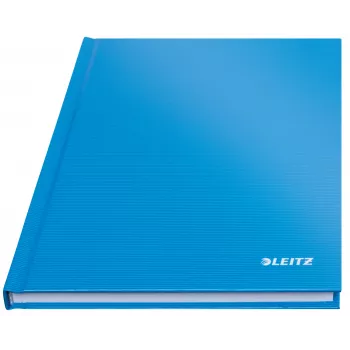 Leitz Notebook Solid Hardcover A5 Squaczerwony 90 gram 80 sheets, Monochromatyczny, Niebieski, A5, 80 kartek, Błyszczący, 80 g/m²