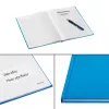 Leitz Notebook Solid Hardcover A5 Squaczerwony 90 gram 80 sheets, Monochromatyczny, Niebieski, A5, 80 kartek, Błyszczący, 80 g/m²