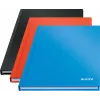 Leitz Notebook Solid Hardcover A5 Squaczerwony 90 gram 80 sheets, Monochromatyczny, Niebieski, A5, 80 kartek, Błyszczący, 80 g/m²