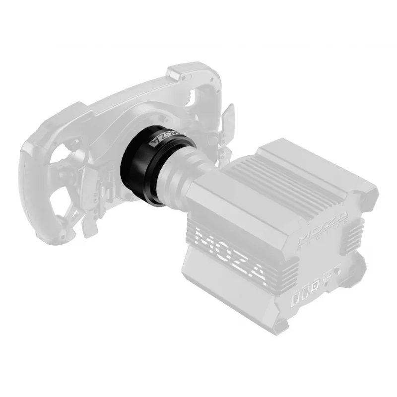 Adapter szybkiego zwalniania do bazy kierownicy wyścigowej USA Gear RS07 — czarny, 1 szt.