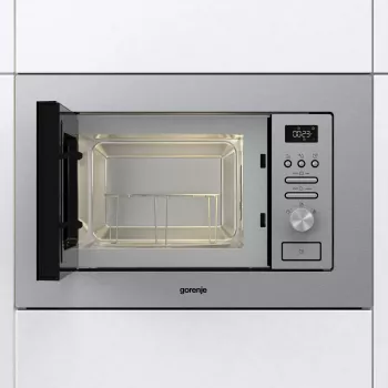 Gorenje BMI201AG1X Stal nierdzewna Kuchenka mikrofalowa z grillem Do zabudowy 20 L 800 W