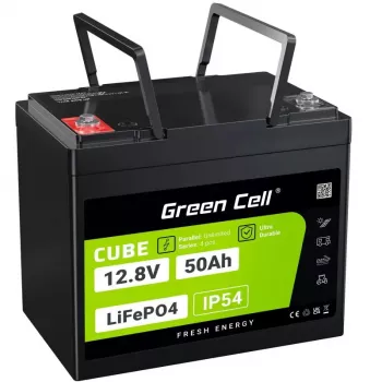 Akumulator UPS zielony Cell LFPGC12V50AH litowo-żelazowo-fosforanowy 12V 50Ah 640Wh, prąd rozładowania 75A