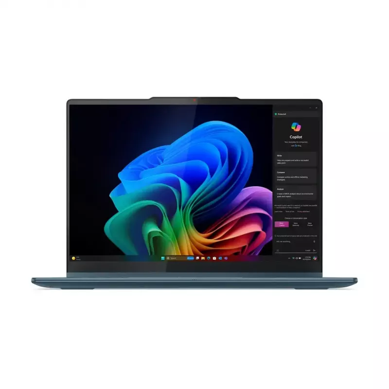 Laptop 2-w-1 Lenovo Yoga 7 14 cali OLED dotykowy, AMD Ryzen AI 5 340, 16 GB LPDDR5, 512 GB SSD, Radeon 840M, 70 Wh, Tidal Teal