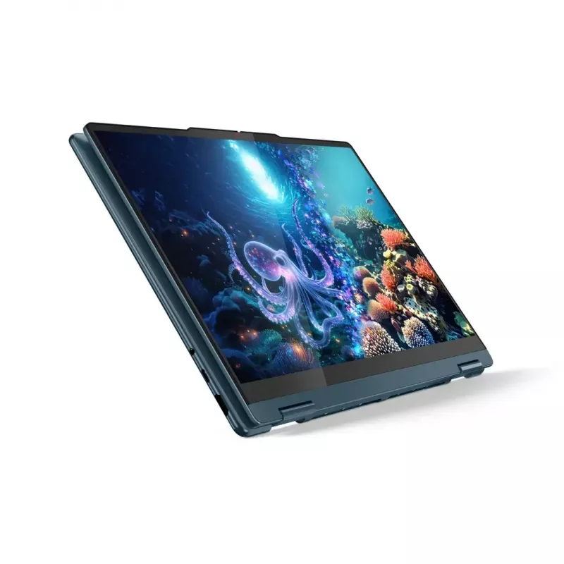 Laptop 2-w-1 Lenovo Yoga 7 14 cali OLED dotykowy, AMD Ryzen AI 5 340, 16 GB LPDDR5, 512 GB SSD, Radeon 840M, 70 Wh, Tidal Teal