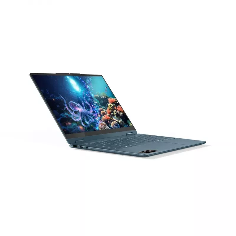 Laptop 2-w-1 Lenovo Yoga 7 14 cali OLED dotykowy, AMD Ryzen AI 5 340, 16 GB LPDDR5, 512 GB SSD, Radeon 840M, 70 Wh, Tidal Teal