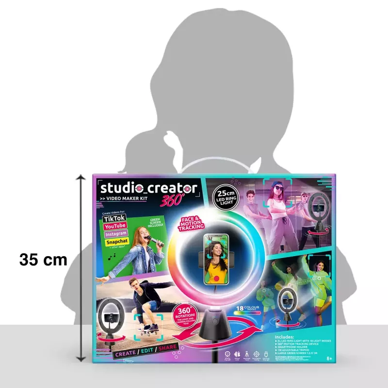 Obrotowe studio Canal Toys INF028CL 360 stopni — Zestaw kreatywny Canal Toys dla dzieci