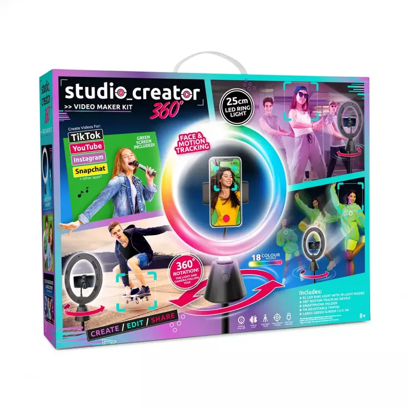 Obrotowe studio Canal Toys INF028CL 360 stopni — Zestaw kreatywny Canal Toys dla dzieci