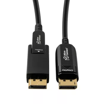 Kabel Microconnect DP-MMG-1500MBV1.4OP DisplayPort 15 m Czarny