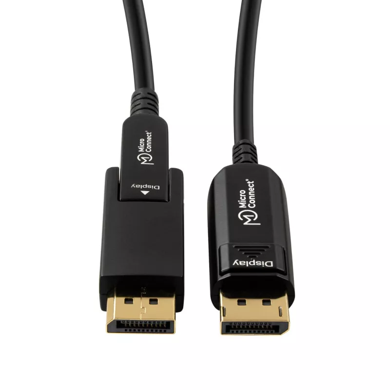 Kabel Microconnect DP-MMG-1500MBV1.4OP DisplayPort 15 m Czarny