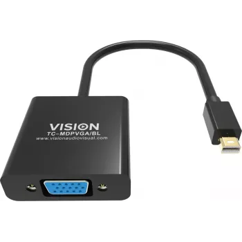Adapter wideo Mini DisplayPort na VGA Vision TC-MDPVGA/BL