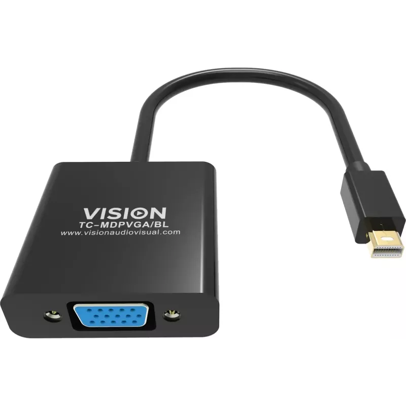 Adapter wideo Mini DisplayPort na VGA Vision TC-MDPVGA/BL