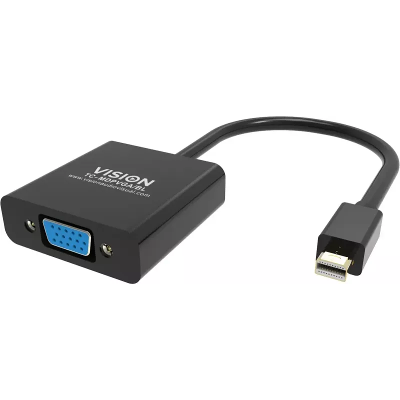 Adapter wideo Mini DisplayPort na VGA Vision TC-MDPVGA/BL