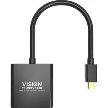 Adapter wideo Mini DisplayPort na VGA Vision TC-MDPVGA/BL