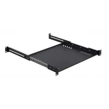 Półka rack Lanview LVR1U-SLIDE-600MM-BL — 1U wysuwana 600 mm czarna