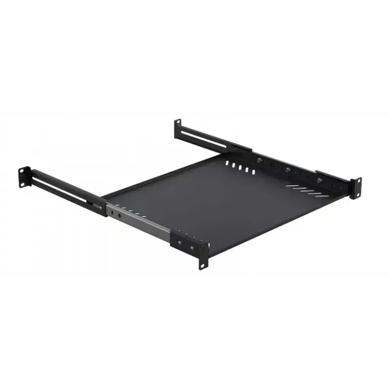 Półka rack Lanview LVR1U-SLIDE-600MM-BL — 1U wysuwana 600 mm czarna
