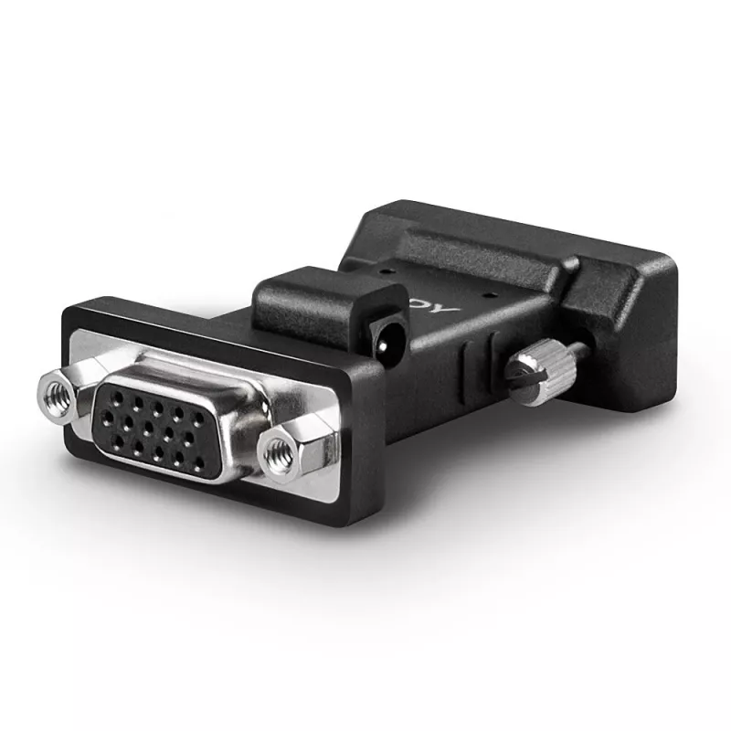 Lindy VGA EDID Emulator, czarny, 3840 x 2160 pikseli, metal, DC, 5 V, 48 mm