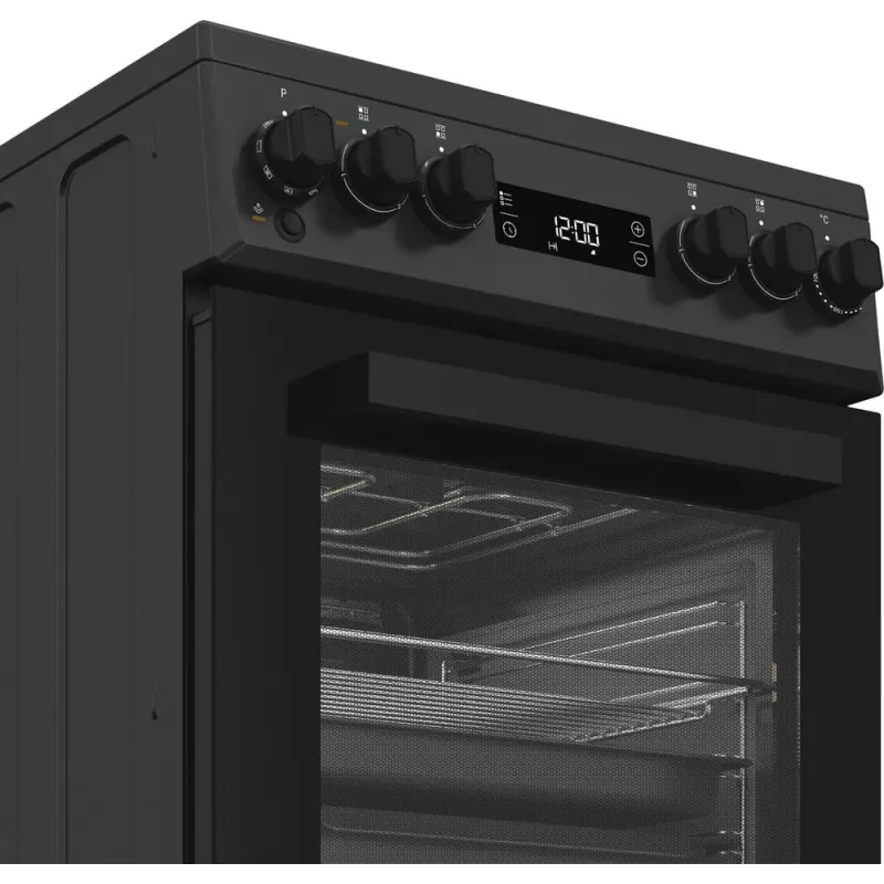 Whirlpool W5V8LCSA Kuchenka wolnostojąca Elektryczna Płyta ceramiczna Antracyt