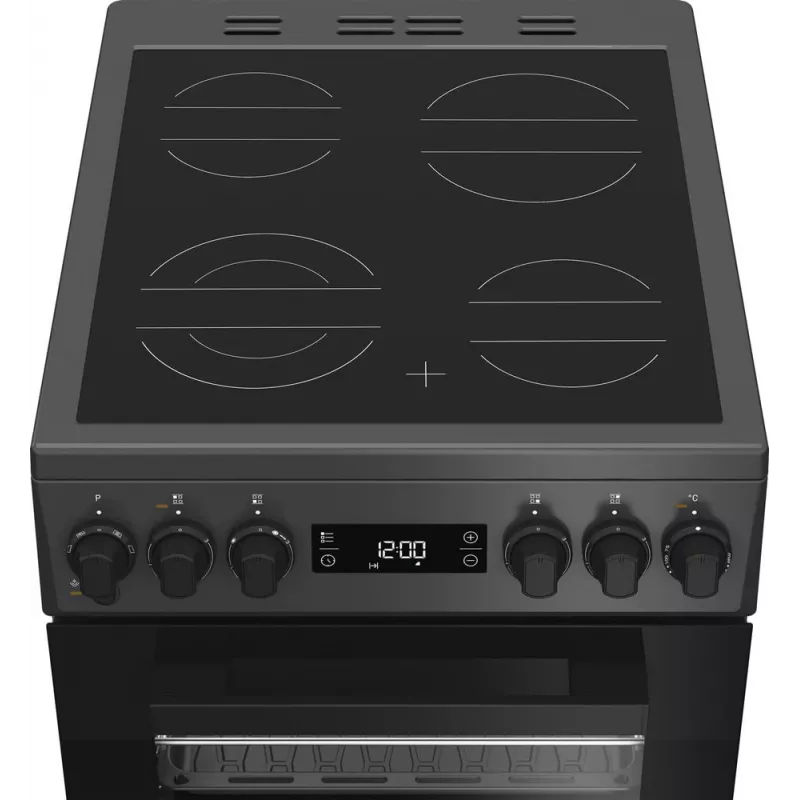 Whirlpool W5V8LCSA Kuchenka wolnostojąca Elektryczna Płyta ceramiczna Antracyt
