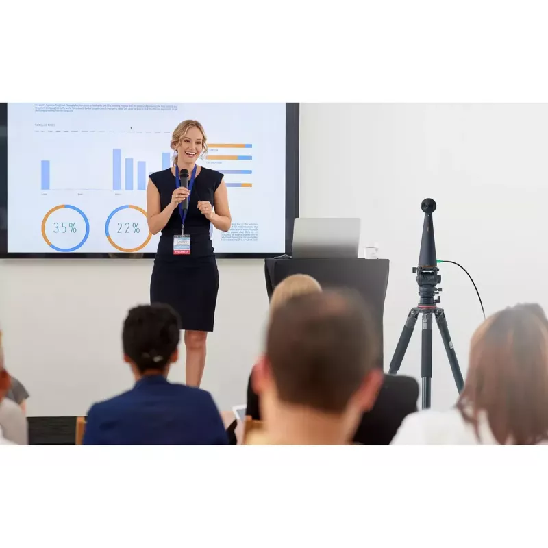 IPEVO TOTEM 180 Panoramiczna kamera konferencyjna 180° FOV niebieska