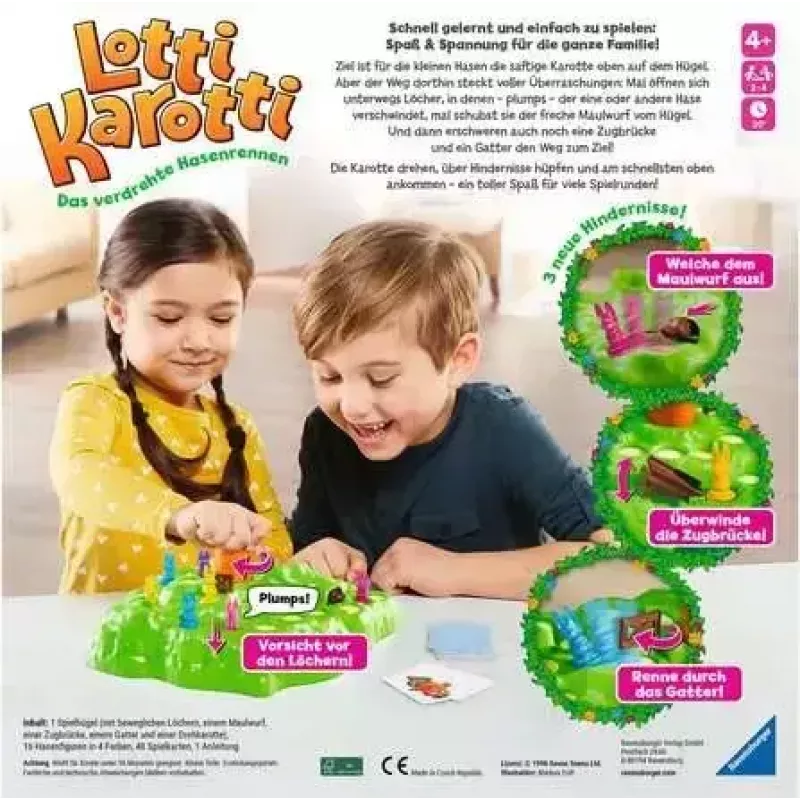 Gra planszowa Ravensburger 22343 Gra rodzinna dla dzieci od 4 lat