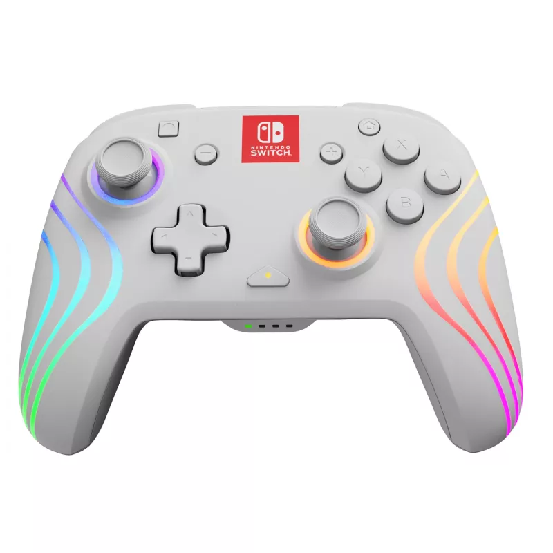 PDP Afterglow Wave biały USB Gamepad Analogue / Digital Nintendo Switch, Nintendo Switch Lite, Nintendo Switch OLED