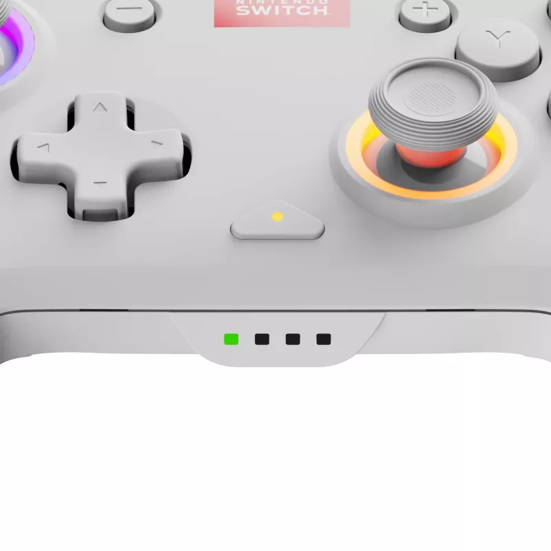 PDP Afterglow Wave biały USB Gamepad Analogue / Digital Nintendo Switch, Nintendo Switch Lite, Nintendo Switch OLED