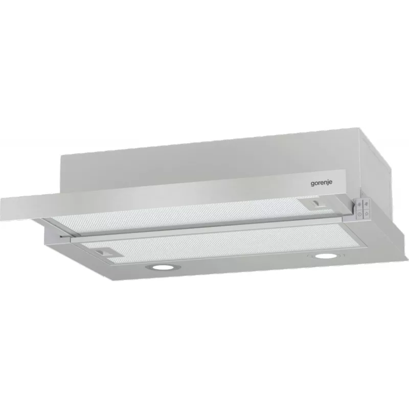 Gorenje TH62E4X Półzabudowany (wysuwany) Stal nierdzewna 450 m³/h