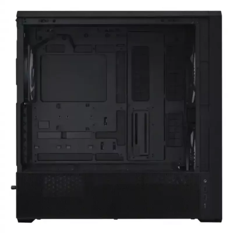 Obudowa PC Lian Li Lancool 217 INF Midi Tower — czarna, obsługa EATX/ATX/Micro‑ATX/Mini‑ITX, 2x120mm przód, 1x140mm tył, 1×3,5 cala + 8×2,5 cala, szkło hartowane
